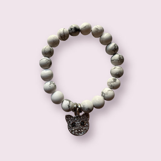 The "Juliet" - Authentic Gemstones & Sterling Silver Charm