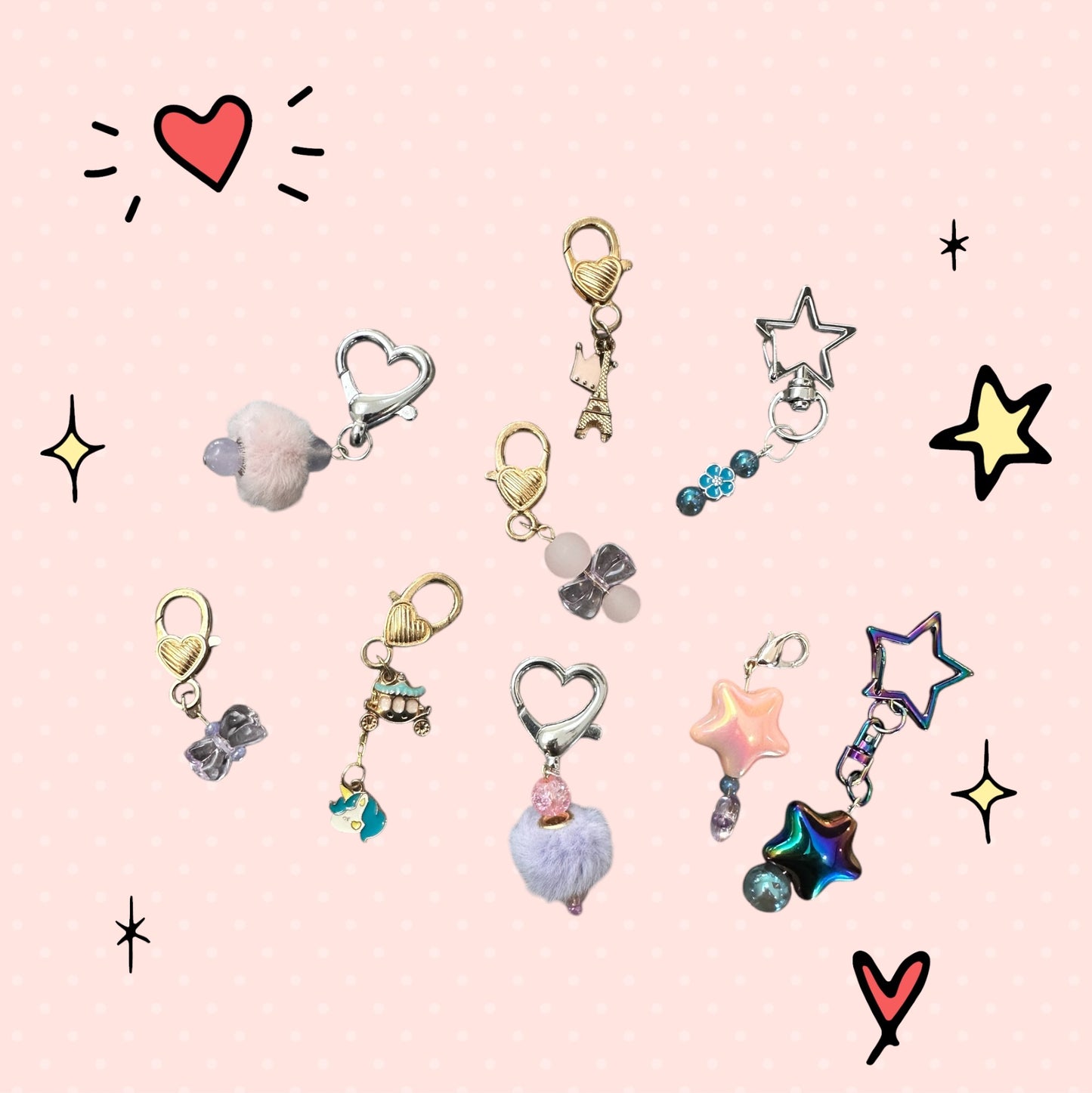 Shoe Lace Charm / Bag Tag Mystery Bag